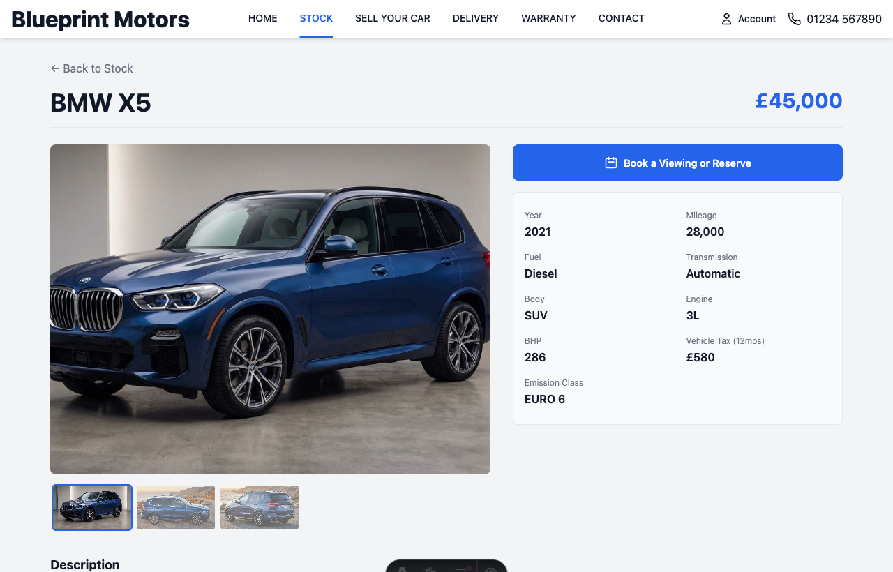 Customer · Vehicle detail